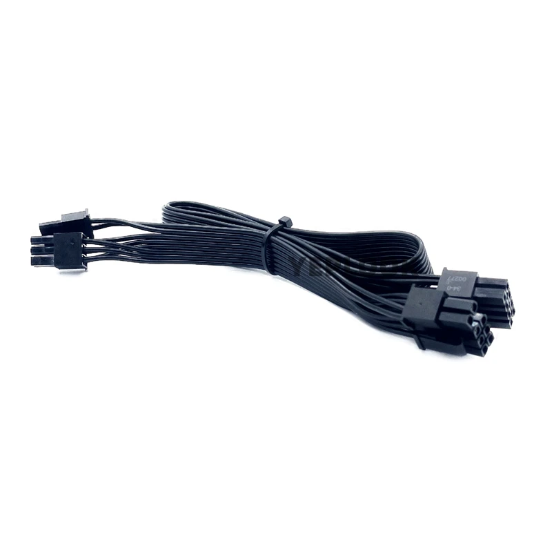 Cable de alimentación GPU PCI-E Dual 8 pines 6 + 2 pines para Corsair HX650, HX750, HX850, HX1050, HX Gold Type 3 alimentación Modular, 60 + 20CM 18AWG plano