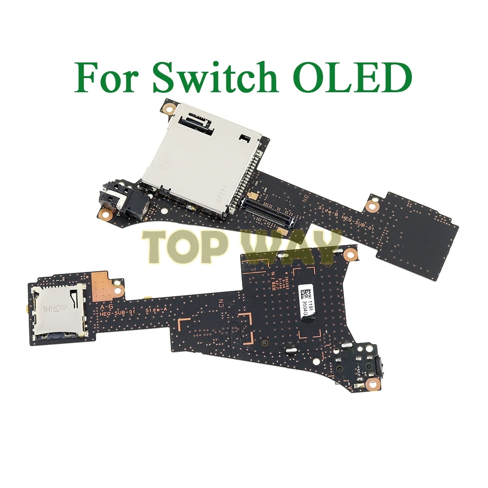 Lector de juegos de mesa para Nintendo Switch, 3 piezas, ranura para tarjeta OLED, auriculares - imagen 5