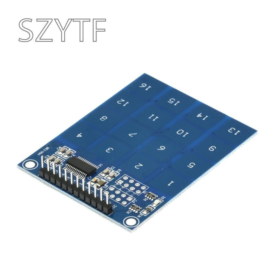 Módulo táctil TTP229 de 16 canales, interruptor táctil capacitivo, módulo sensor táctil digital - imagen 5