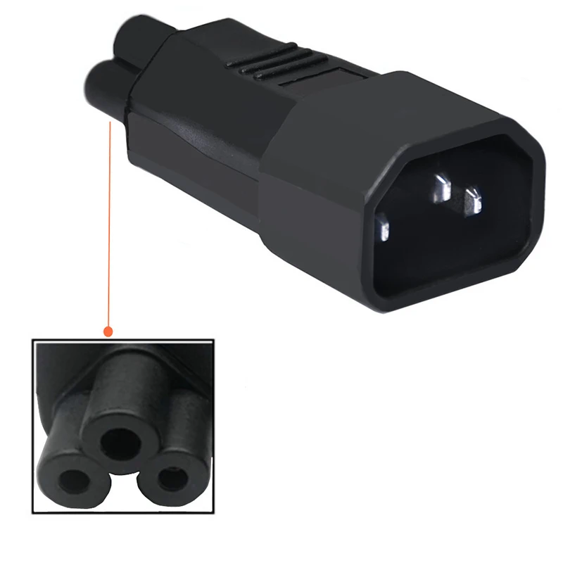 1/5/10 Uds convertidor de enchufe C5 a C14 IEC320 adaptador de enchufe Industrial de potencia hembra - imagen 5