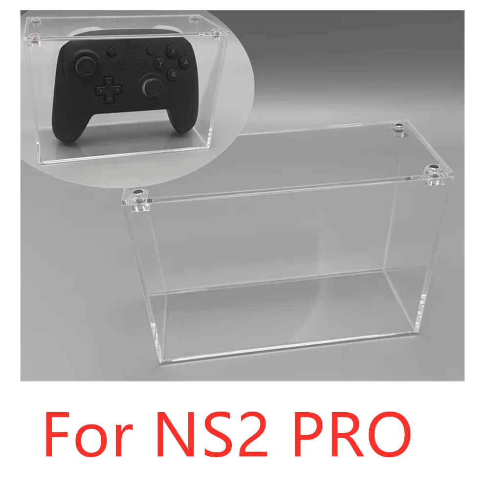 Protector de caja acrílica para consola de juegos NS2 PRO/Nintendo Switch/NS2, cajas de recogida transparentes, estuche de exposición transparente