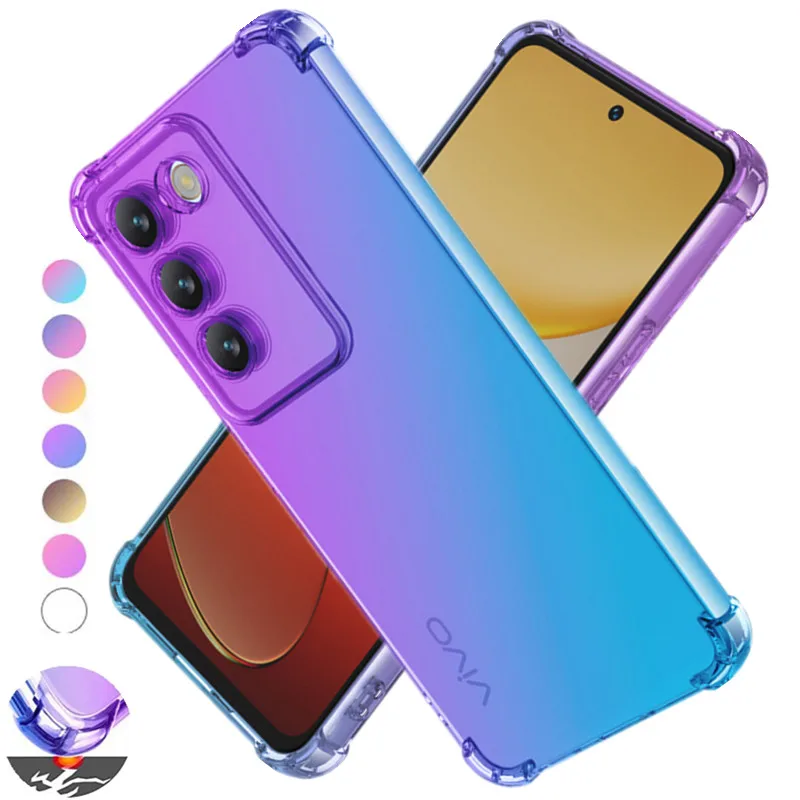 Funda de TPU degradado a prueba de golpes para VIVO V40 SE V30 Lite 5G V30e V29 V29e funda protectora Fundas Coque Capa