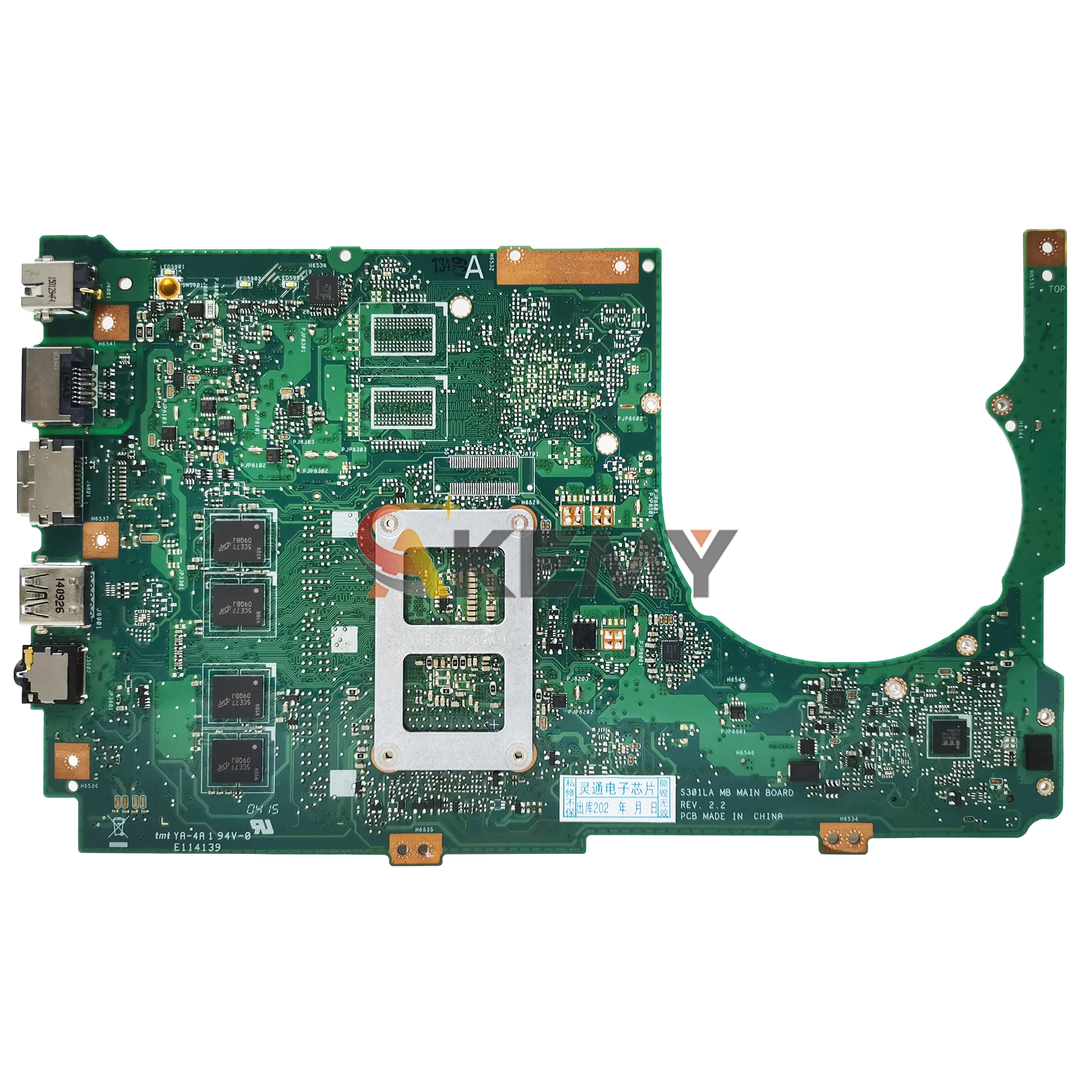 Placa base para ordenador portátil S301LA para ASUS VivoBook S301LA S301LP Q301L S301L placa base para portátil con i3 i5 i7 CPU 100% pruebas OK envío rápido - imagen 2