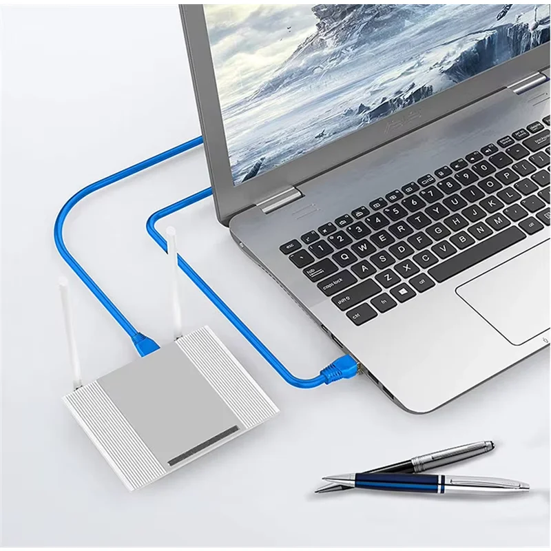 Cable FT Cable Ethernet Cat5e Lan UTP CAT 6 RJ 45 Cable de red 5M/10m/20m/50m Cable de conexión para enrutador de ordenador portátil CAT6 E - imagen 3