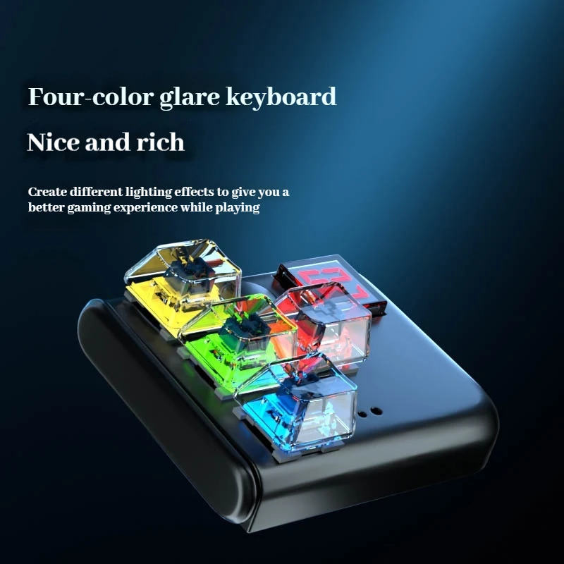 Teclado mecánico Diy Keycap Keyshaft descompresión Mini consola de juegos juego de desafío soporte para teléfono móvil regalo de súper succión - imagen 5