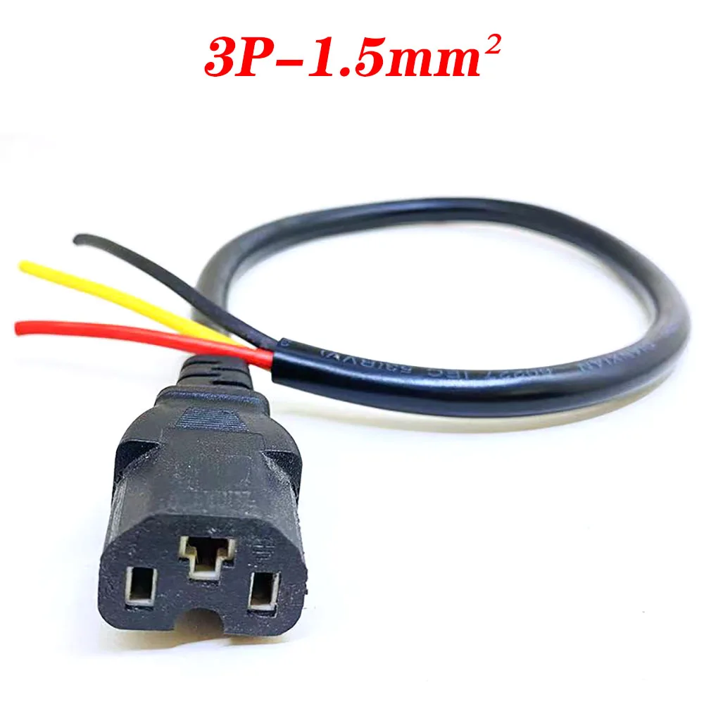 Fuente de alimentación de batería de triciclo eléctrico cuadrado 1,5, cable de codo, batería de bicicleta eléctrica, conector macho/hembra en forma de T de 3 pines - imagen 5