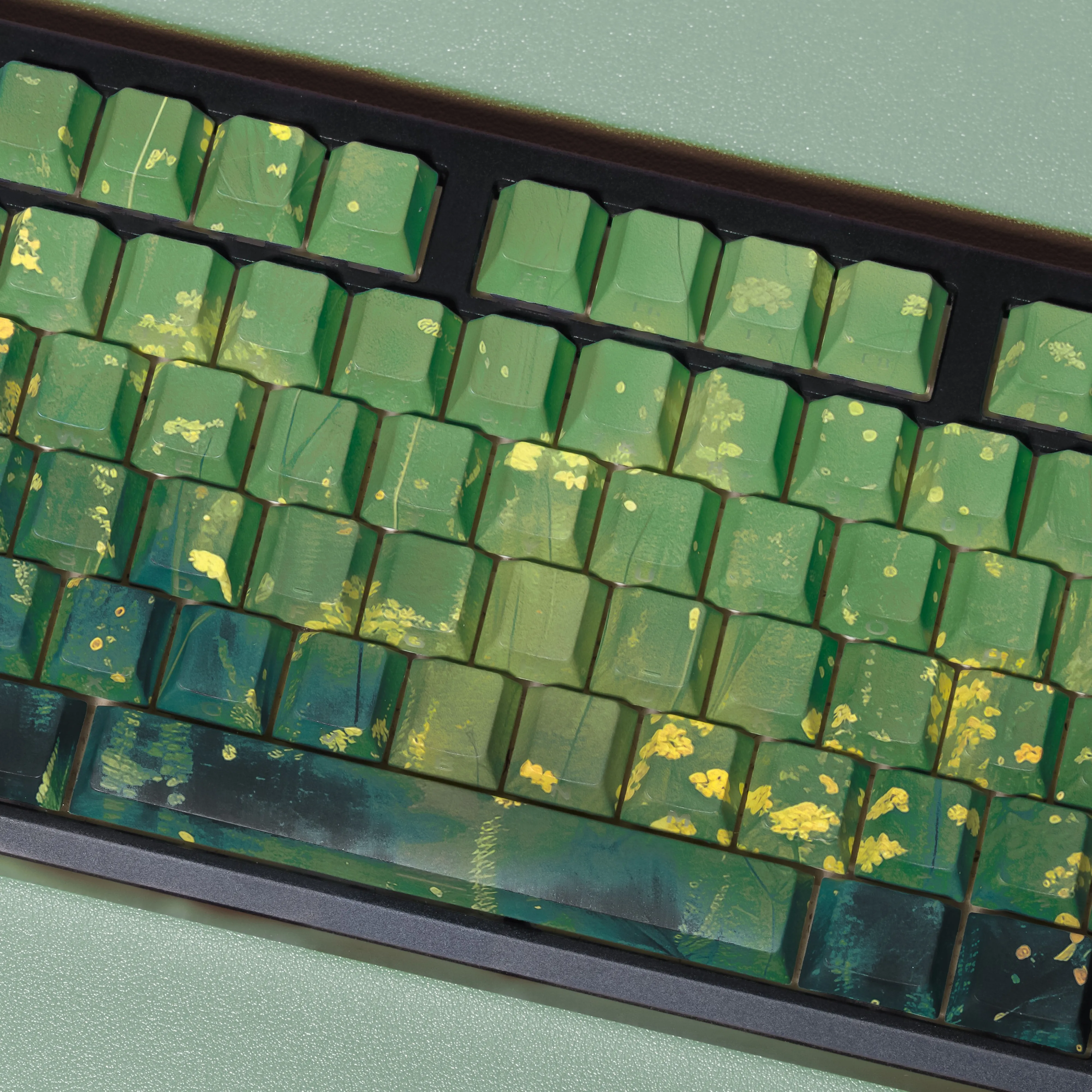 Teclas JCM Dye-Sub doble impresión PBT luz lateral perfil cereza mediados DE/FR/KR/RU/JP/ES/AR para teclado mecánico diseño ISO - imagen 4