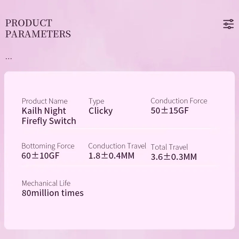 Kailh Box Night Firefly teclado interruptor Clicky táctil 60g RGB para teclado mecánico DIY SMD MX luminoso transparente juego de PC - imagen 5