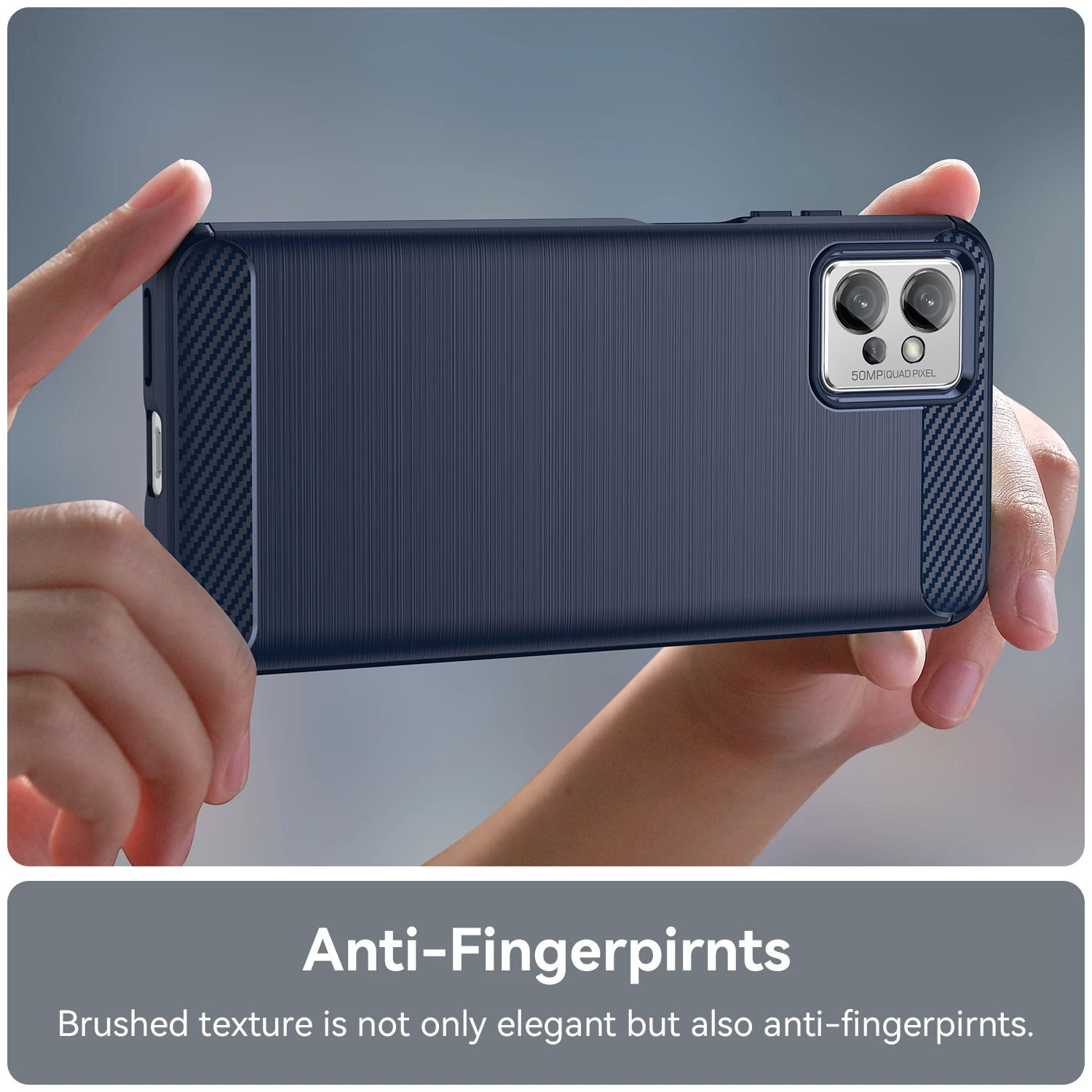 Funda de fibra de carbono TPU suave antigolpes para LG QStylo Plus Q Stylus Plus Q Stylo4 Plus Stylo5 Stylo5X 6 V60