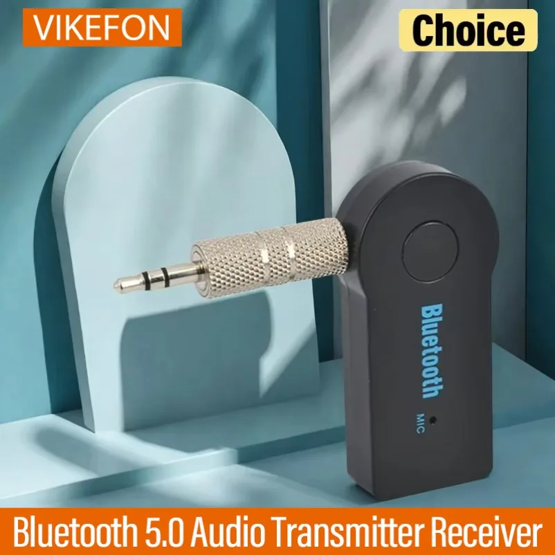 Adaptador receptor inalámbrico Bluetooth 5,0 2 en 1, conector de 3,5mm para música de coche, Audio Aux A2dp, receptor de auriculares manos libres