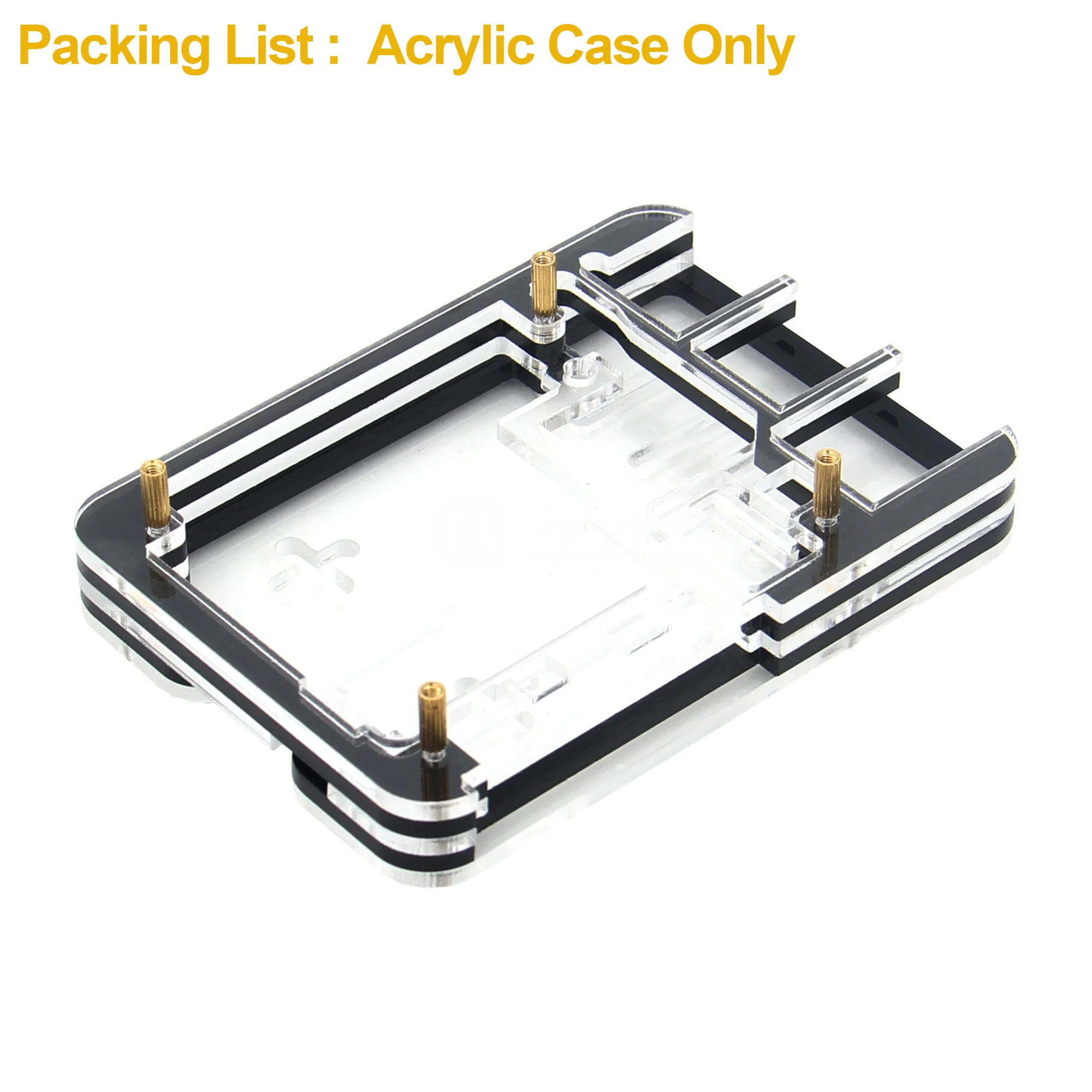 Carcasa Raspberry Pi 5, carcasa de cierre acrílico para RPI 5, no incluye placa Pi 5 - imagen 5