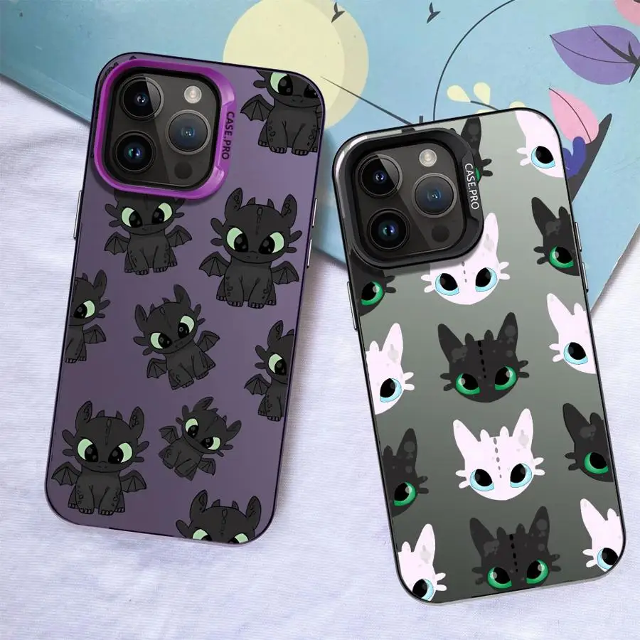 Funda para iPhone XR 14 XS 16 17 Pro Max 17Air 15 Plus 16e 11 13 12 funda trasera de teléfono dibujos animados lindo dragón