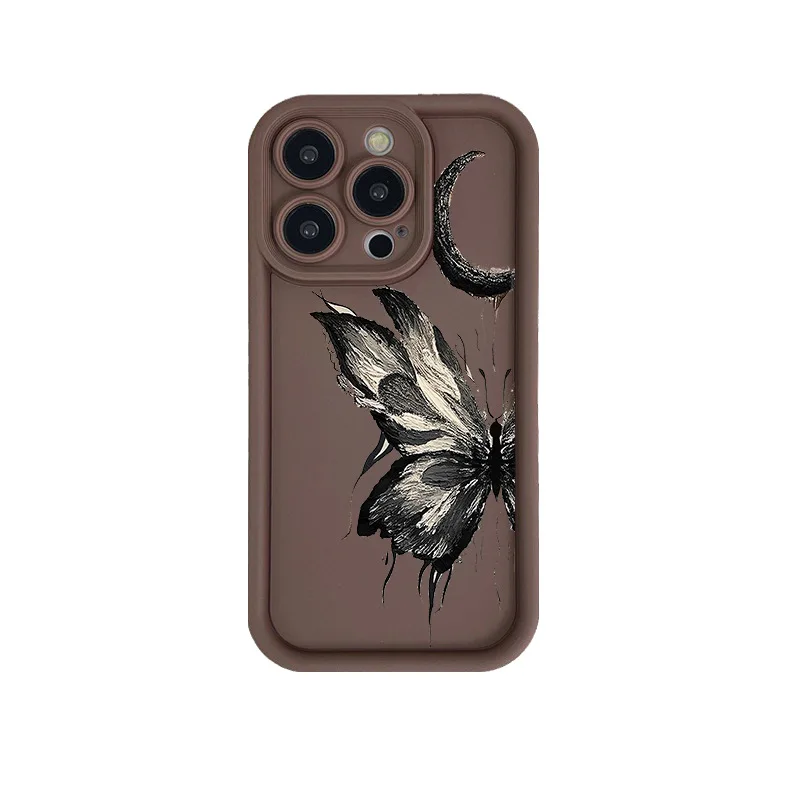 Funda de teléfono con diseño de pintura al óleo de mariposa bajo la luna para Samsung Galaxy S23 S24 S25 Ultra S22 S21 S20 Plus FE A54 A55 - imagen 5