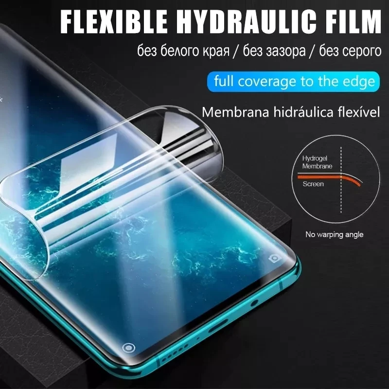 Película de hidrogel para móvil, Protector de pantalla para OPPO Reno 8T, 7 Z, 6, 5, 8 Pro Plus, Find X3, X5 Lite, A17, A52, A72, A92, A96, A97, A98, 3-5 piezas - imagen 5
