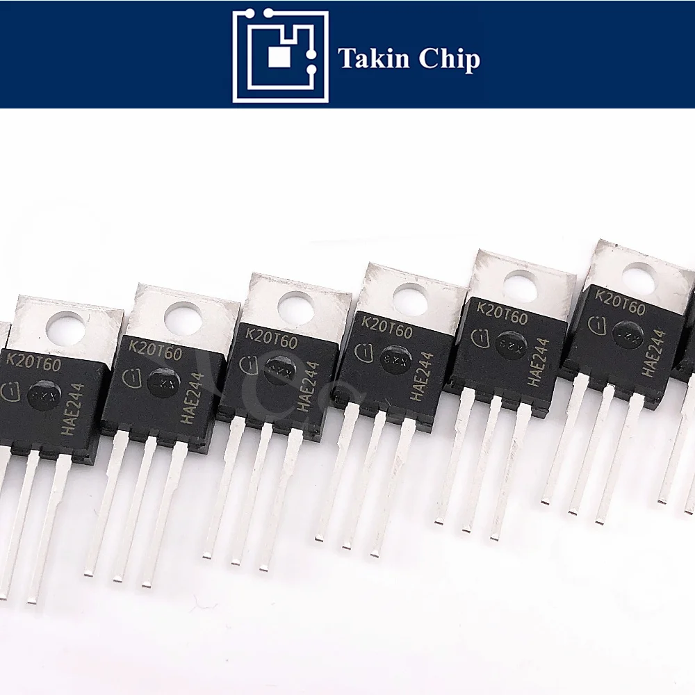 IKP20N60T TO-220 IGBT 600V 40A 166W K20T60 TO220, Original, nuevo (10 piezas)