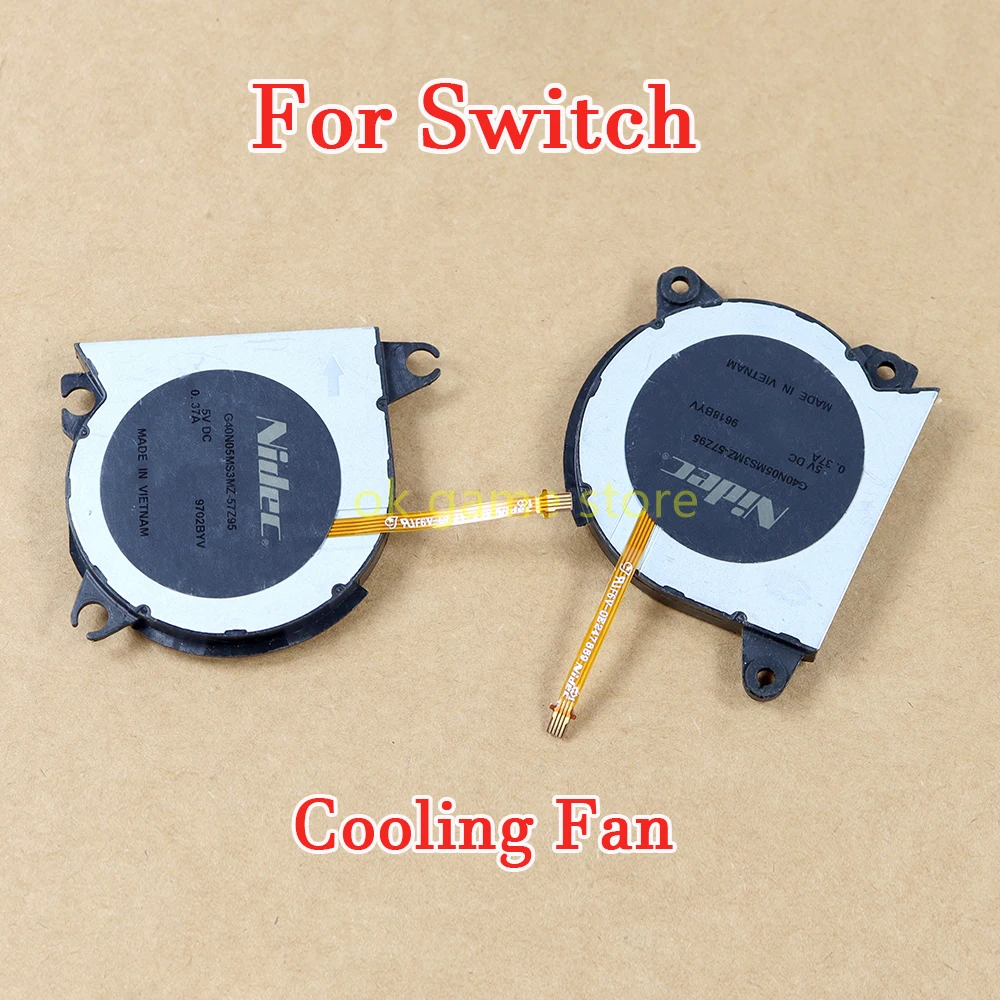 Ventilador radiante enfriador Original para interruptor NS Nidec, repuesto de ventilador de refrigeración para piezas de reparación de consola Nintendo Switch, 1 ud.
