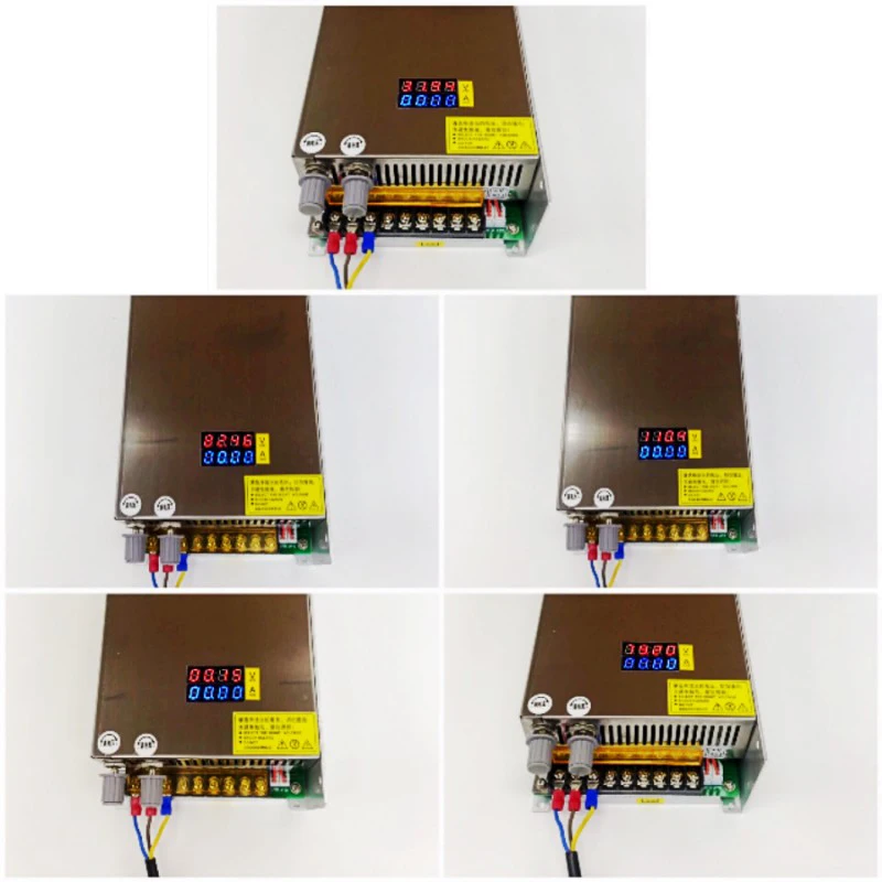 Fuente de alimentación ajustable AC DC, transformadores de CA de 220V, 110V a CC de 12V, 24V, 36V, 48V, 60V, 80V, 120V, 160V, 220V, 1000W, pantalla Digital - imagen 5