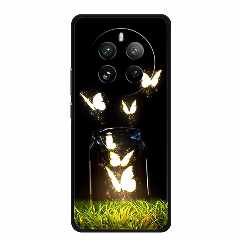 Para OPPO Realme 12 4G funda TPU animales funda trasera de silicona suave fundas de teléfono para Realme12 4G Wolf funda protectora Original fresca - imagen 5