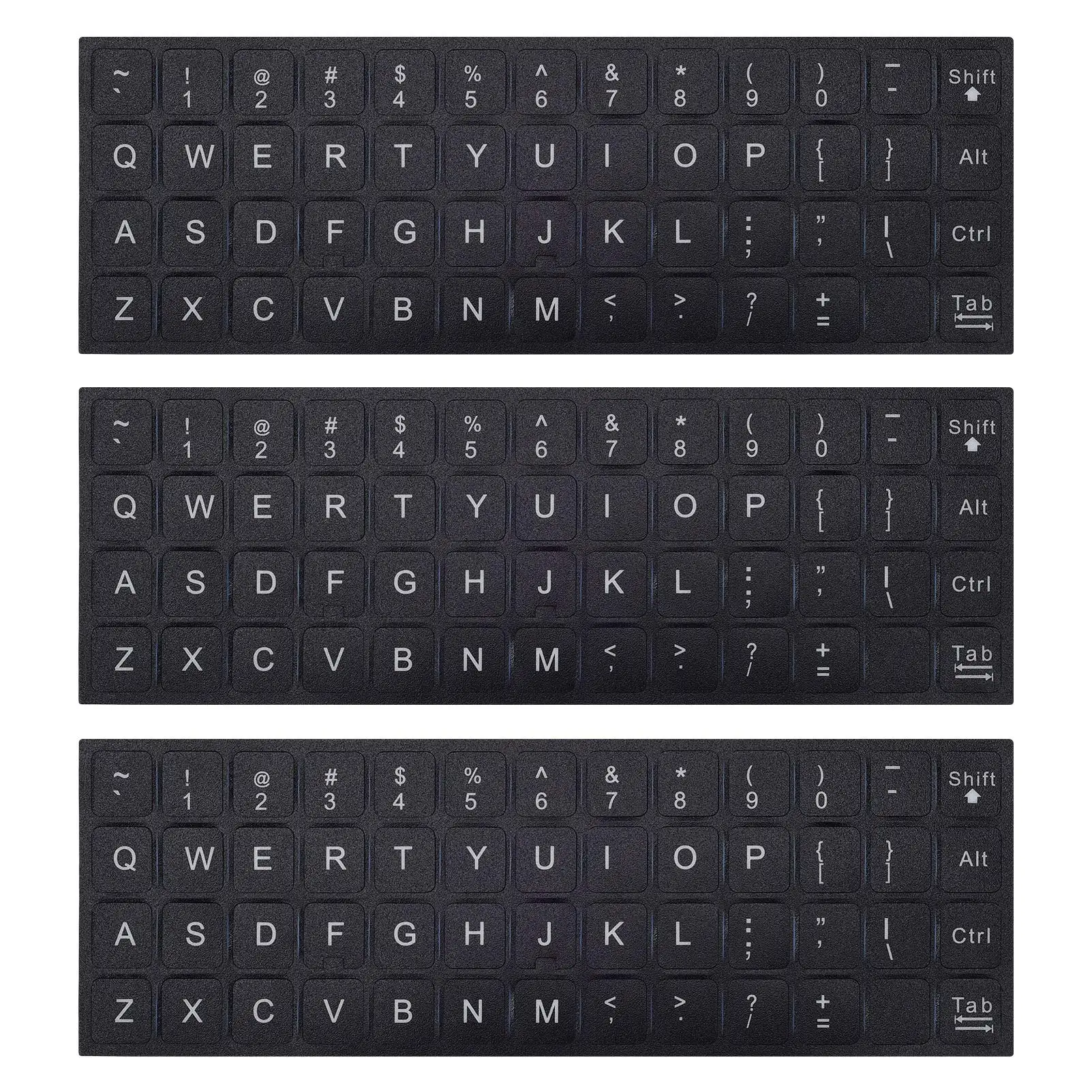 English Spanish Italian Korean Keyboard Stickers Frosted PVC Language Keyboard Sticker For Laptop Desktop PC