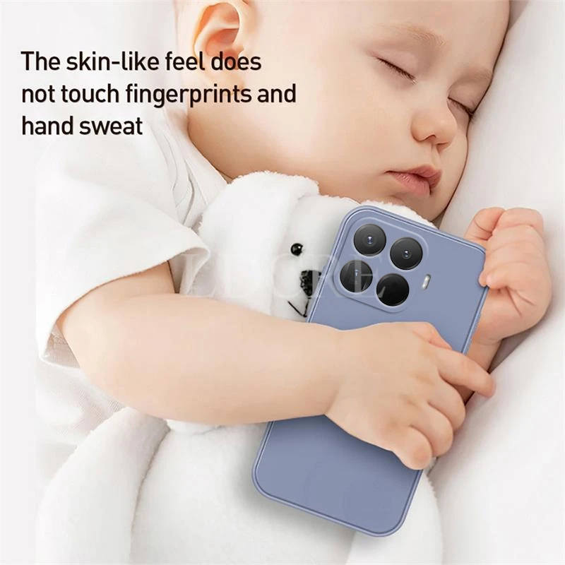 Para Xiaomi 15T Pro funda de silicona líquida Xiaomi 15T Pro funda TPU funda protectora de goma lisa para teléfono Xiaomi 15T Pro cubierta - imagen 3