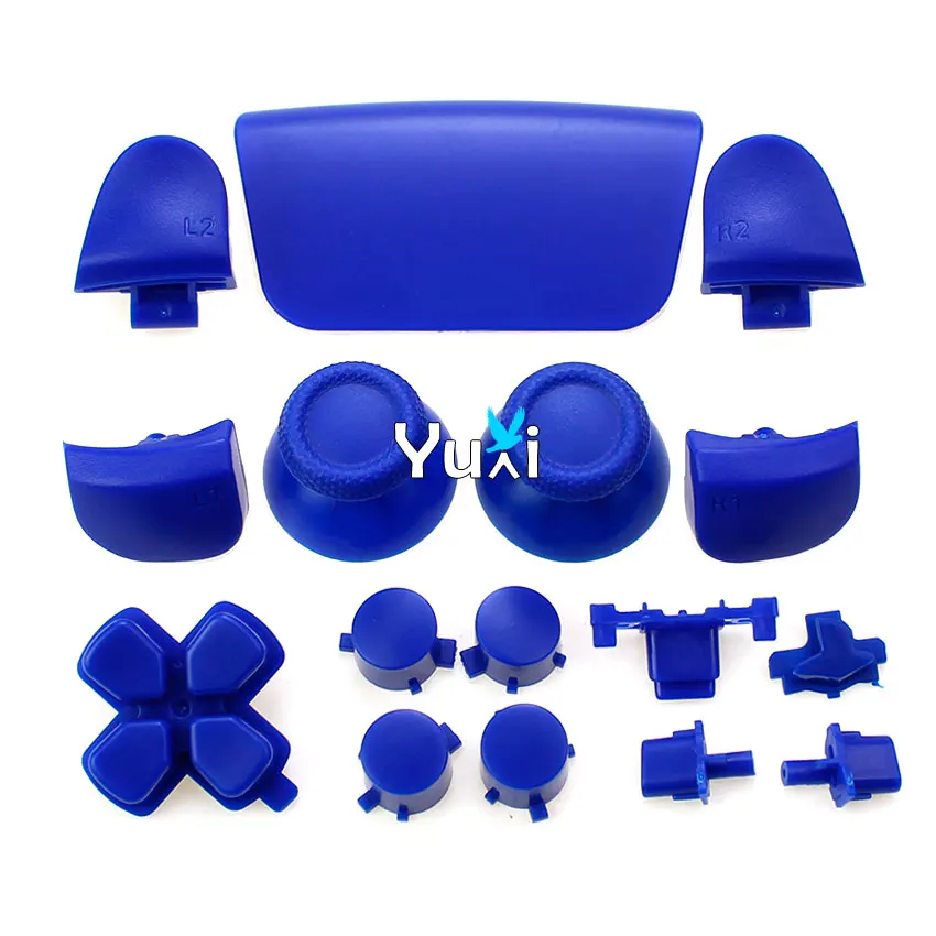 YuXi-juego completo de botones L1, R1, L2, R2, d-pad gatillo, botón de función para PS5, BDM-030, V3.0, controlador, Touchpad, Thumbstick Cap - imagen 4