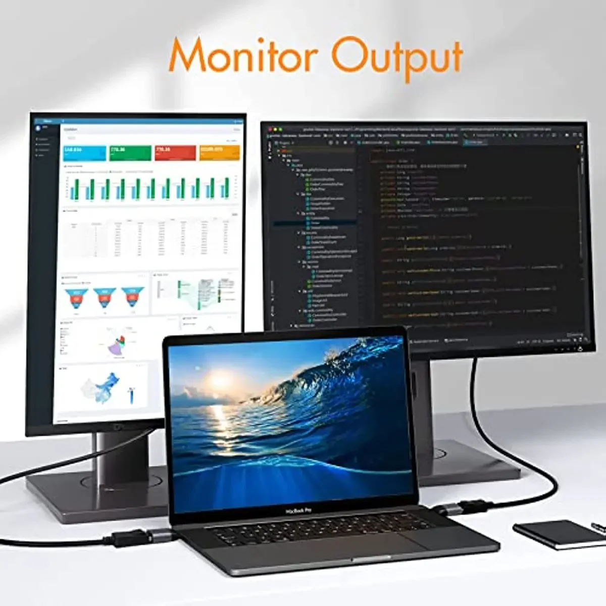 Adaptador de USB-C a DisplayPort1.4 Thunderbolt3/4 tipo-c a DP/MiniDP, convertidor de vídeo para Monitor de ordenador portátil, 8K @ 60Hz - imagen 3