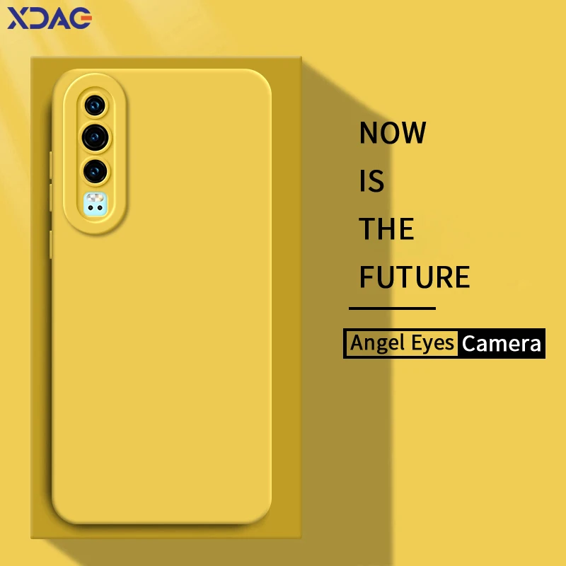 Funda de silicona líquida con Ojos de Ángel para Huawei P30 Pro Lite, funda suave a prueba de golpes, nueva edición, Huawei P30 Pro P30Lite - imagen 2