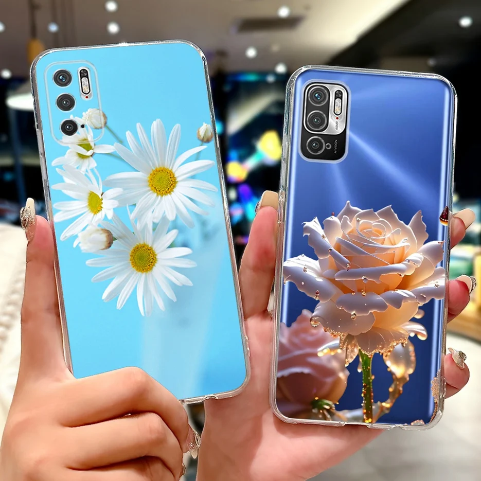 Para Xiaomi Redmi Note 10 5G funda Note 10T lujo amor corazón pintado funda de silicona suave para Redmi Note 10T Note10 5G Fundas - imagen 3