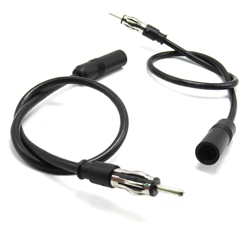 Cable de extensión de antena de Radio de coche, Cable de extensión de antena de coche de Radio FM AM de 35cm y 13 pulgadas, conector de clavija DIN, Cable Coaxial - imagen 5