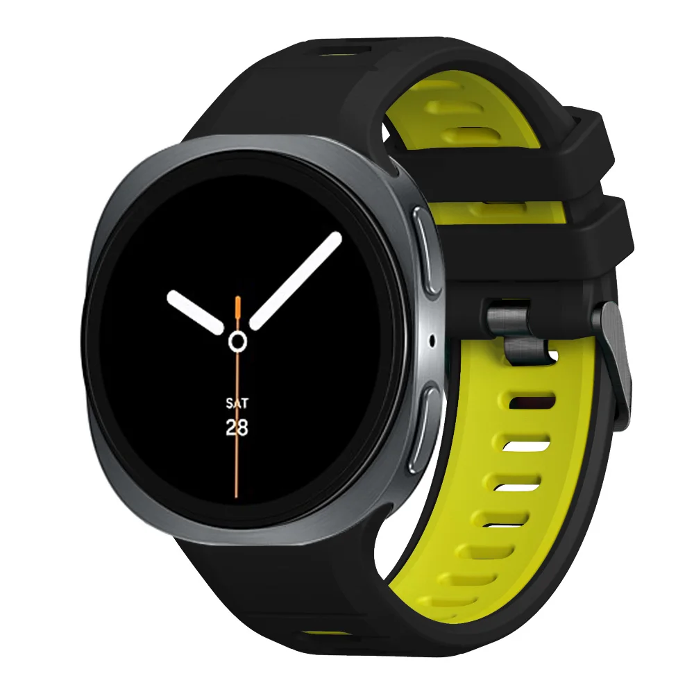 Correa para Samsung Galaxy Watch 8 correa 44mm 40mm deporte silicona sin huecos pulsera correa Galaxy Watch8 8 bandas clásicas - imagen 2