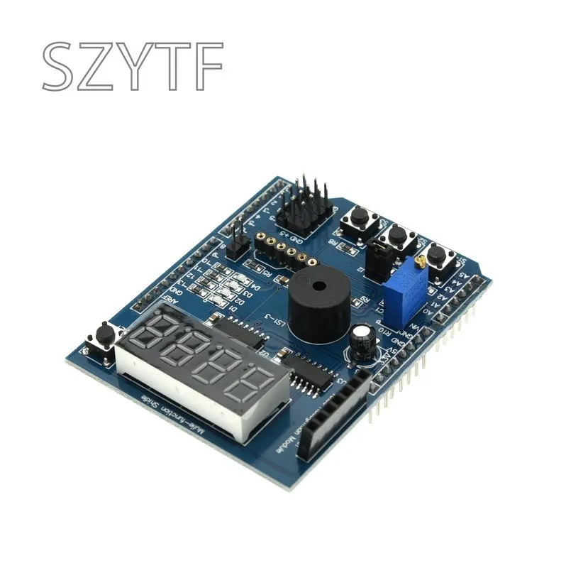 Escudo multifunción con zumbador LM35 4 dígitos Módulo de placa de expansión LED Digital para Arduino UNO R3 Lenardo Mega2560 Diy Kit - imagen 4