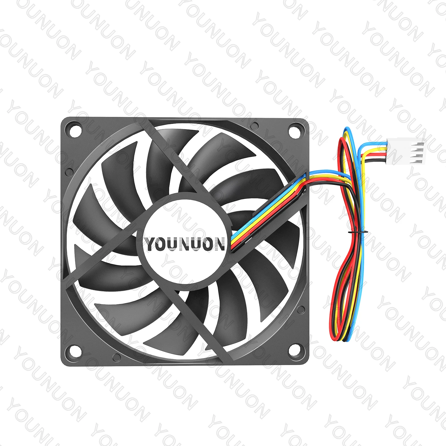 2 uds 5V USB 80MM ventilador de refrigeración doble bola/rodamiento de manga 80x80x10mm DC ventilador de refrigeración sin escobillas 80mm 8010 PC portátil ventilador enfriador Axial - imagen 2