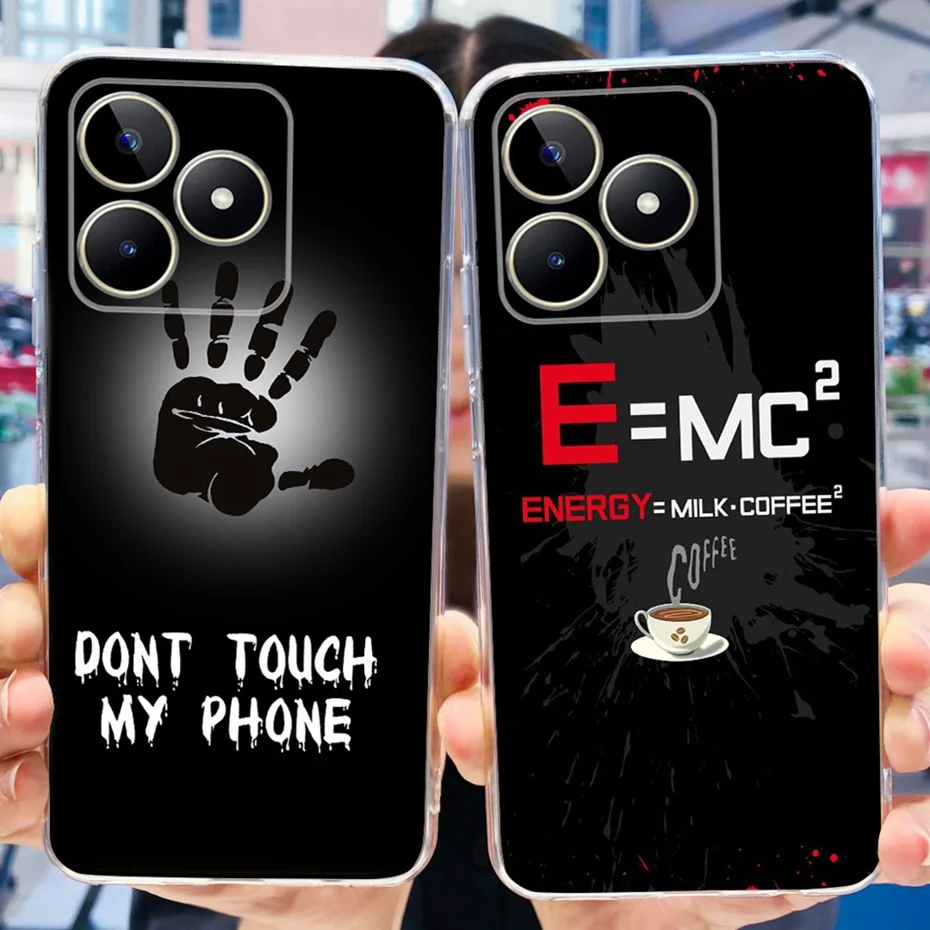 Para Realme Note 50 RMX3834 funda con patrón de estilo Metal de dragón a la moda para Realme Note50 fundas de teléfono de silicona suave TPU - imagen 3