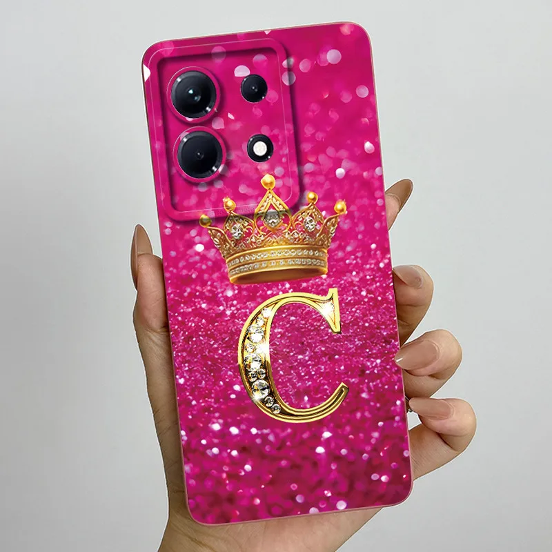 Para Infinix Note 30 4G 5G Note30 Pro VIP 30i moda letra inicial pareja funda de teléfono suave silicona TPU lente carcasa protectora - imagen 5