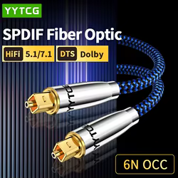 YYTCG Cable Óptico Digital Toslink SPDIF de Audio HiFi