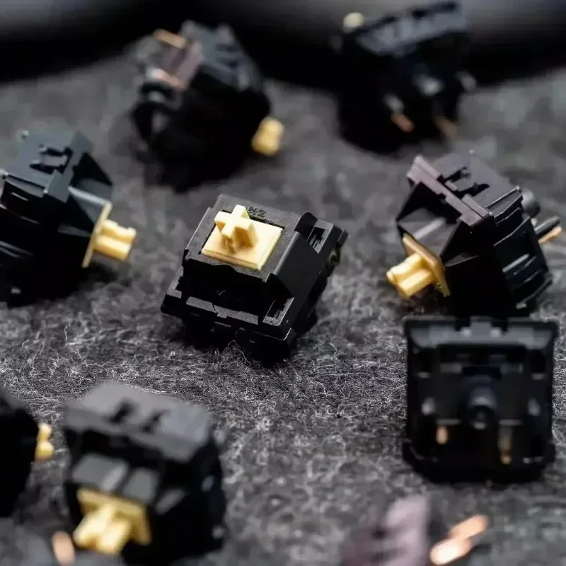 Interruptor Y3 HIFI 30g/40g/48g interruptor lineal de gatillo lubricación de fábrica personalizada interruptor opaco de una sola etapa para teclado mecánico MX - imagen 4