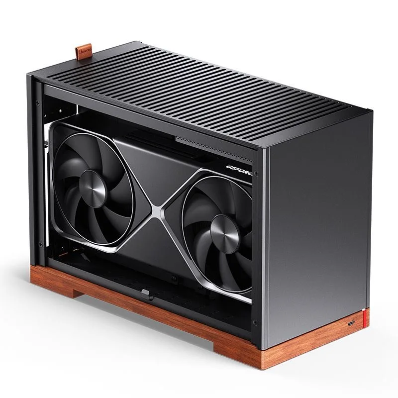 JONSBO T9 5,0 ITX chasis negro ordenador de escritorio portátil consola de juegos DIY compatible con interfaz tipo c Cable de extensión PCI-E 5,0 - imagen 4