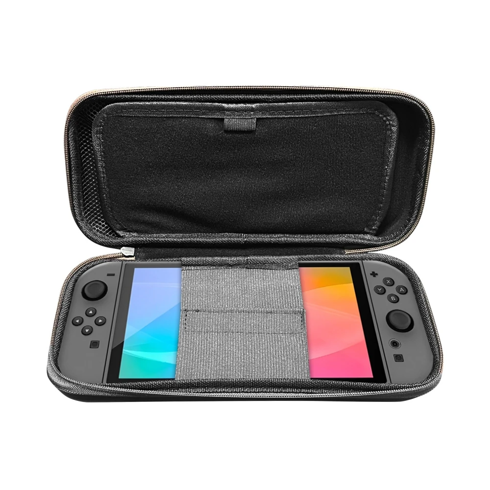 Bolsa de almacenamiento protectora de gran capacidad para Switch 2, bolso protector para NS2, bolsa de viaje, estuche de pizarra Sheikah con 12 ranuras para tarjetas de juego - imagen 4