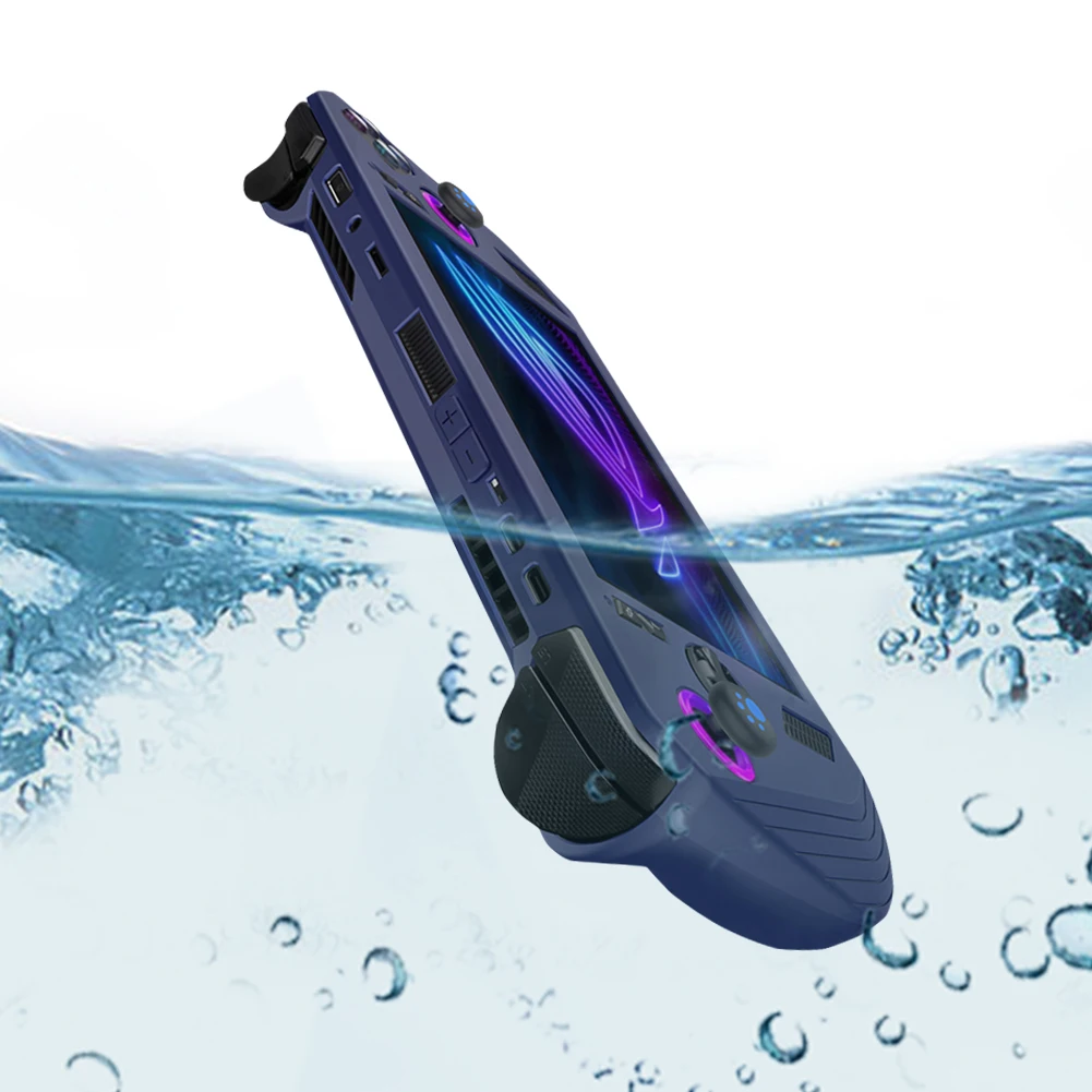 Funda protectora de silicona para consola de juegos ASUS, carcasa antipolvo, antiarañazos, tapa de agarre para el pulgar - imagen 5