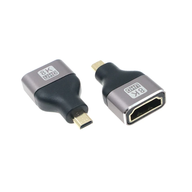 8K Micro Mini HDMI - compatible con adaptador de conector 2.1 270 90 grados macho a hembra para HDTV PS4 PS5 portátil 4K HDMI extensor - imagen 4