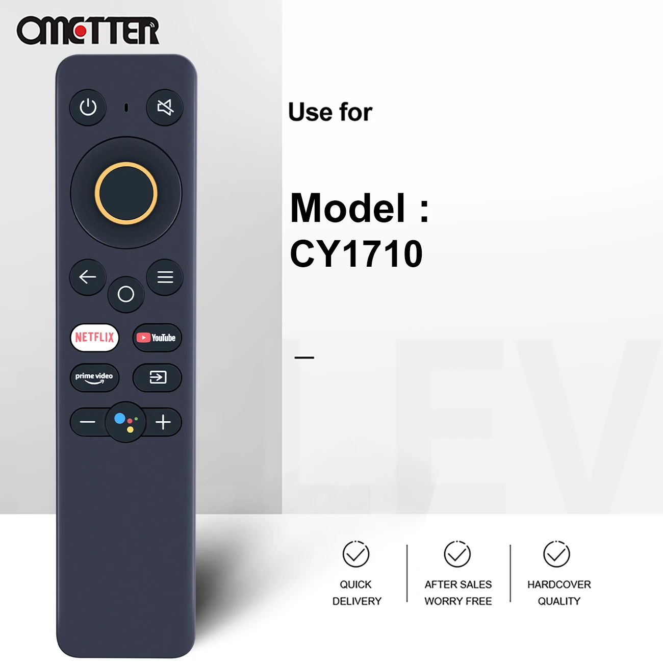 Mando a distancia CY1710 para REALME, Control remoto por voz, Bluetooth, 43, 32 pulgadas, Smart TV, Youtube, Netflix, Prime - imagen 3