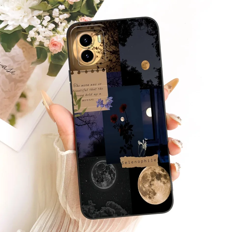 Para Vivo Y15s funda V2120 lindo gato conejo dibujos animados suave caramelo silicona lente cubierta protectora para Vivo Y15A Y15C Y01 Y01A Y10 Shell - imagen 3