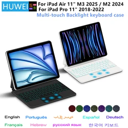 Funda Teclado Retroiluminada iPad Air 11 M3/M2 – Folio Magnético