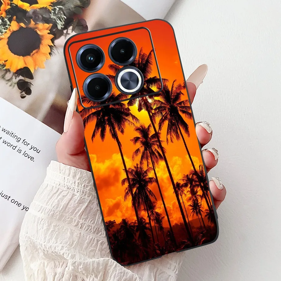 Para Infinix Note 40 5G funda X6852 elegante funda pintada funda de silicona suave para Infinix Note 40 Pro Plus Note40 X 40X Fundas bolsas - imagen 5