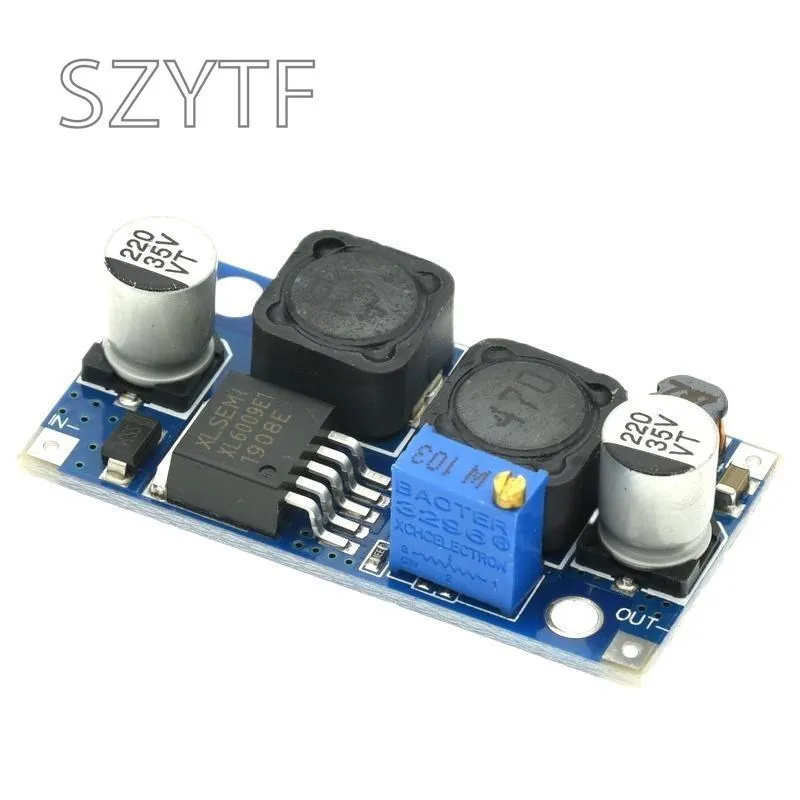 XL6009 DC-DC Módulo de refuerzo de potencia de salida de alimentación ajustable Super LM2577 Step-Up