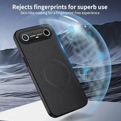 Funda Tecno Pova Slim 5G de Fibra de Carbono Compatible con MagSafe