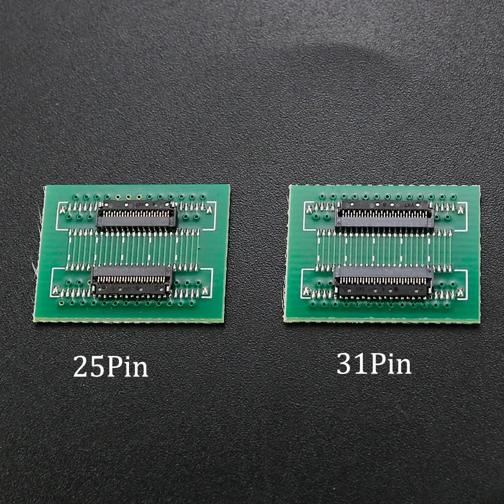 YUXI-Placa de conexión de extensión de Cable plano Flexible, 1 piezas FPC FFC, paso PCB de 0,3 MM, conector de 25, 31, 39, 45, 51 Pines, adaptador FPC - imagen 2