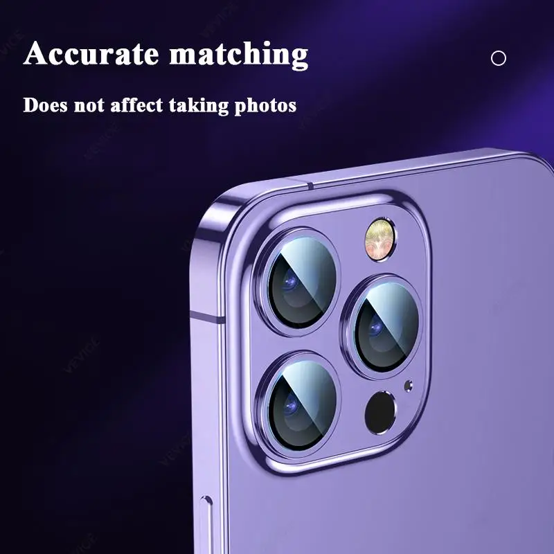 5-10 Uds iPhone 15 14 13 12 11 Pro Max Protector de pantalla de lente de cámara para iPhone 14 Plus XR XS X HD película protectora suave - imagen 2