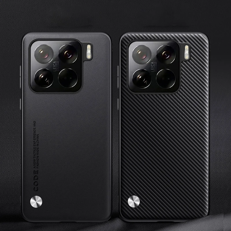 Funda para Xiaomi 15 Pro 5G 15Pro Xiomi cuero fibra de carbono protección de silicona dura a prueba de golpes funda de teléfono Xiaomi15Pro Shell - imagen 5
