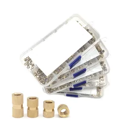 Kit Tuercas Cobre Eléctrico M2 M2.5 M3 M4 Moleteadas